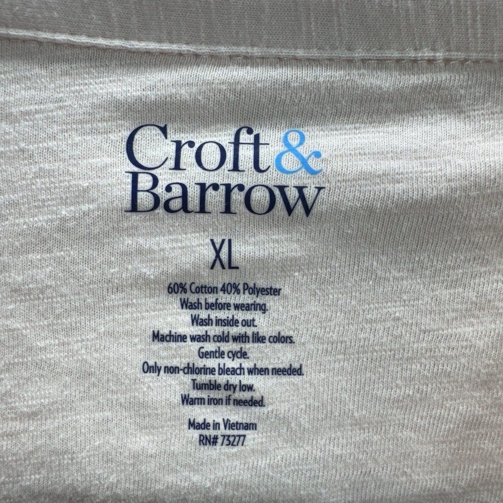 Croft & Barrow Women's Long Sleeve Button-Down Shirt Pink Size XL - Picture 6 of 9